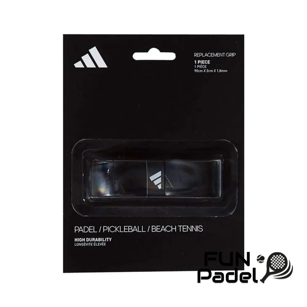 Adidas Overgrip NEGRO – agarre premium y absorción del sudor para jugadores de pádel - imagen 1