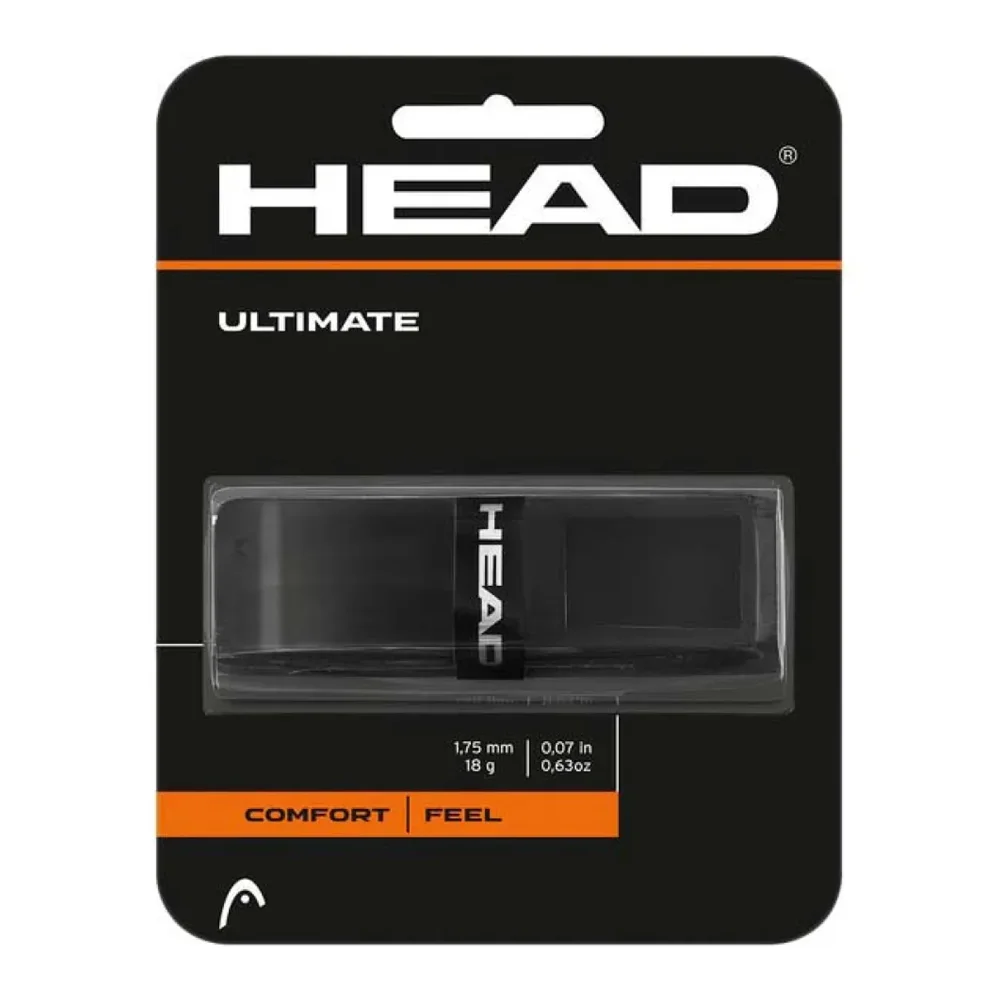 Head Grip Ultimate Negro – Overgrip de tenis para control absoluto - imagen 1