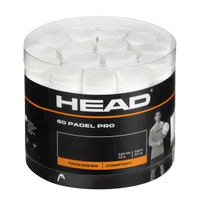 Head Padel Pro Perforated Blanco Overgrip bote de 60 uds