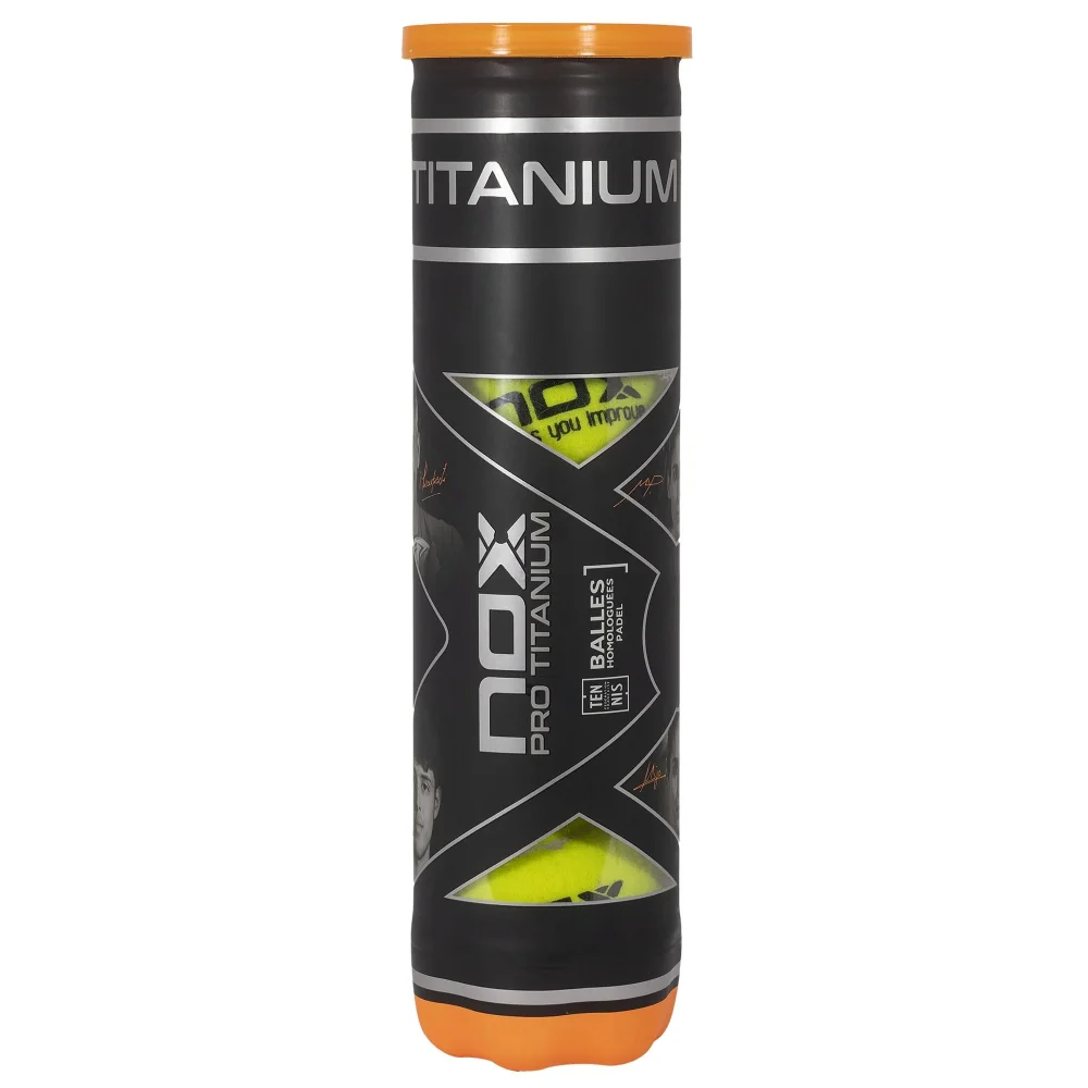 Nox Pro Titanium 4 Pelotas de Pádel – calidad profesional de competición - imagen 2