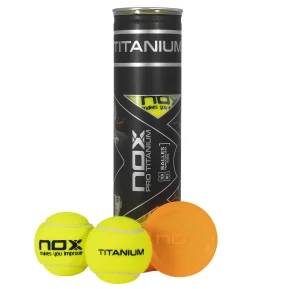 Nox Pelotas de pádel Pro Titanium 4 botes