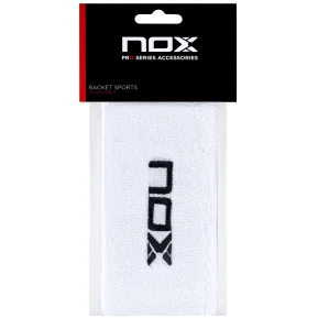 Muñequeras deportivas Nox Blanco Negro Long