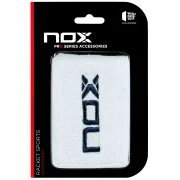 Ver Muñequeras deportivas Nox Blanco Azul Marino Muñequeras deportivas Nox Blanco Azul Marino