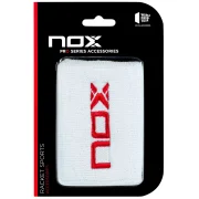 Muñequeras deportivas Nox Blanco Rojo