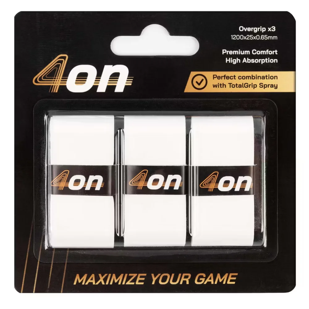 4on Premium Comfort Overgrip Pack de 3 – Máximo agarre y confort - imagen 1