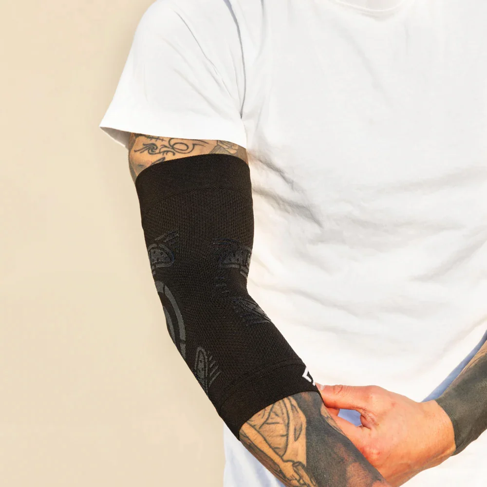 Floky ELBOW Support Rodillera de Codo Negro – Estabilizador biomecánico de CODO - imagen 4