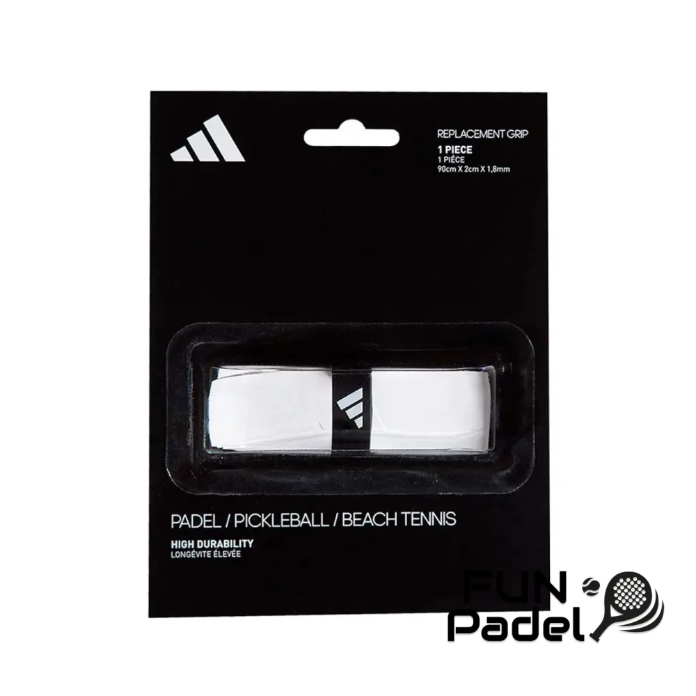 ADIDAS OVERGRIP BLANCO – agarre premium y absorción del sudor para jugadores de pádel - imagen 1
