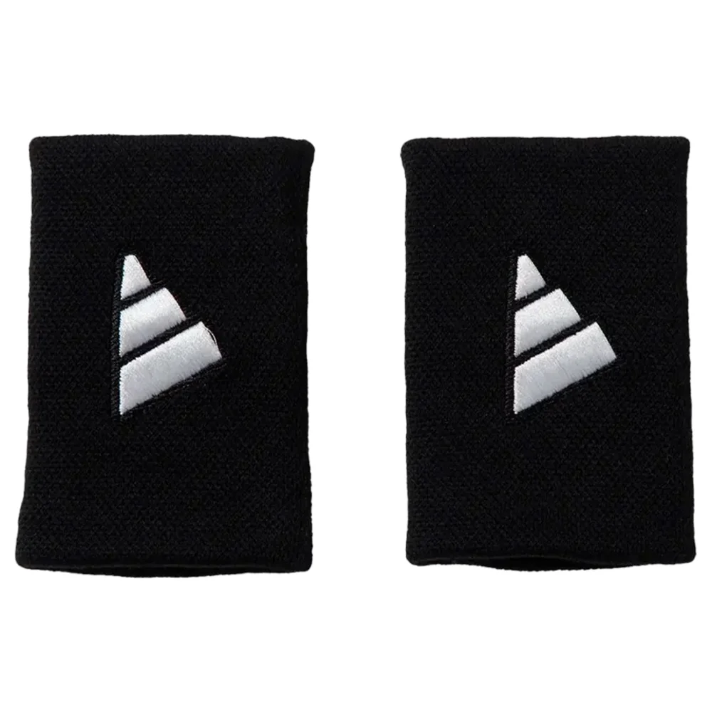 Adidas Muñequera L Lote Negro Blanco – Muñequeras Largas de Pádel - imagen 1