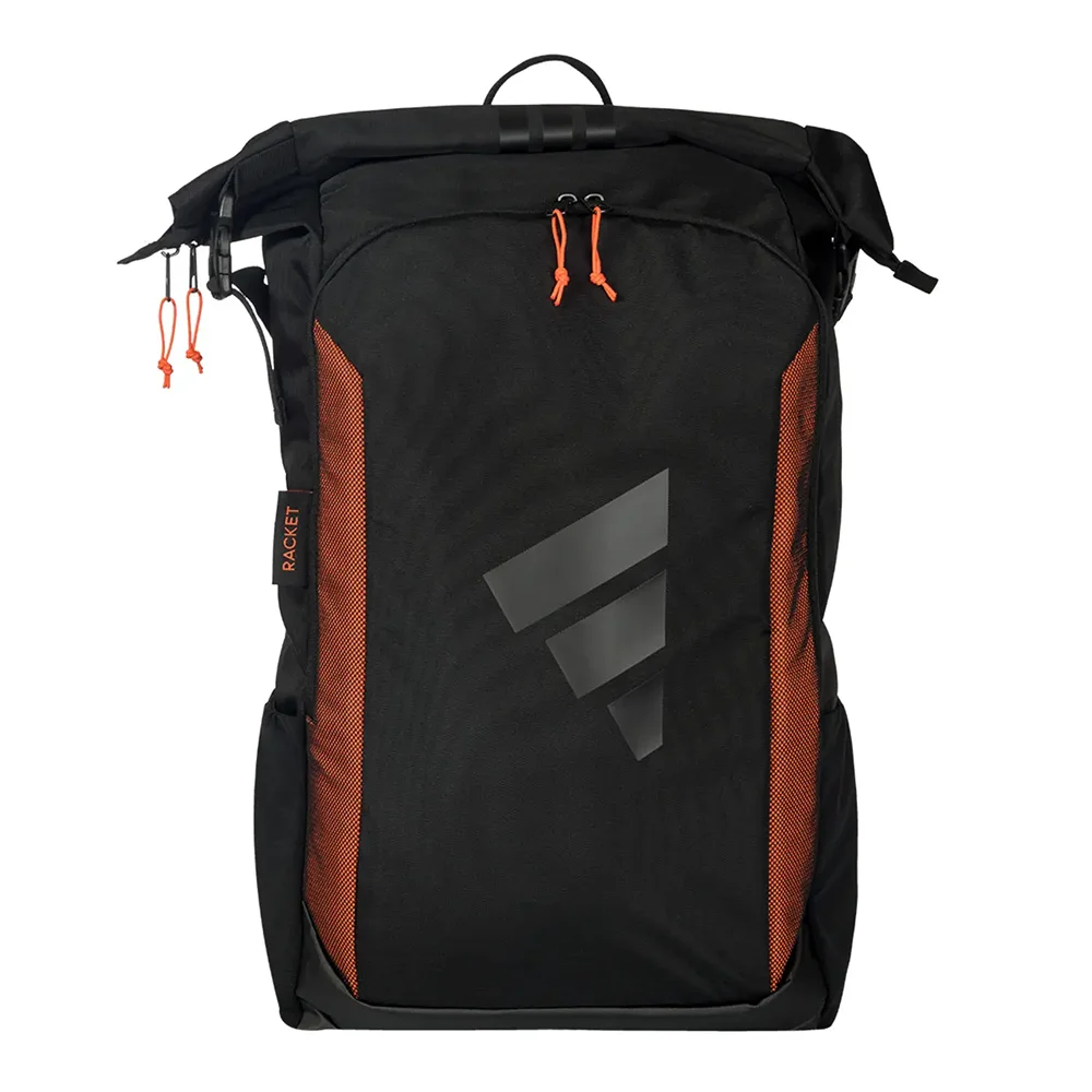 Adidas Multigame 3.4 NEGRO/NARANJA — elegante mochila de pádel con volumen ajustable y compartimento térmico. - imagen 1