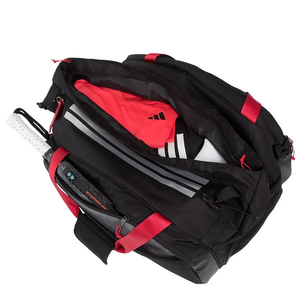 Adidas Multigame 3.4 NEGRO/ROJO — bolsa de pádel fiable con compartimentos térmicos - imagen 5