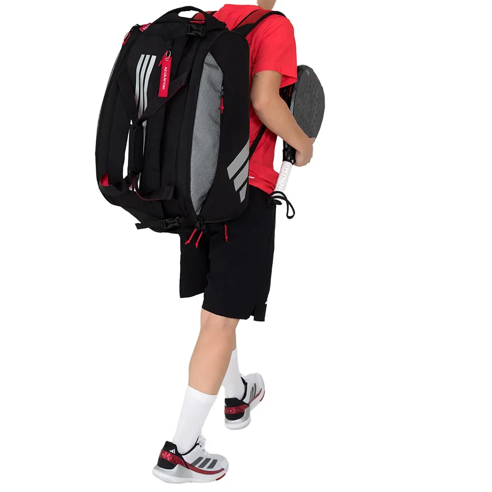 Adidas Multigame 3.4 NEGRO/ROJO — bolsa de pádel fiable con compartimentos térmicos - imagen 7