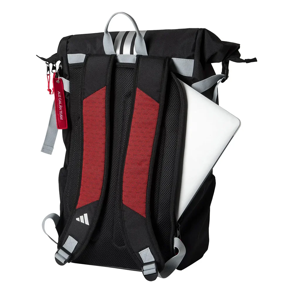 Adidas Multigame 3.4 negro/rojo — Mochila de pádel funcional y con estilo, superventas - imagen 5