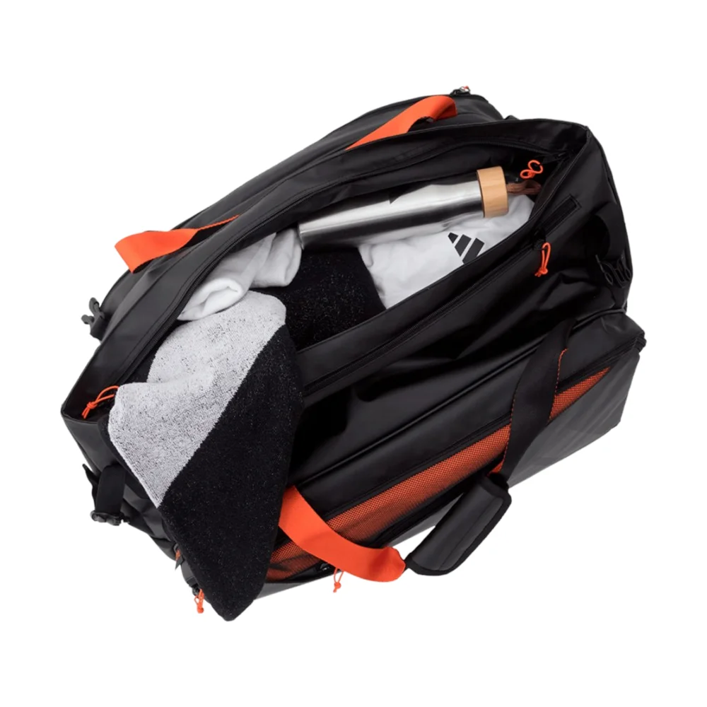 Bolsa de Pádel Adidas Multigame 3.4 Negro/Naranja – bolsa deportiva de pádel con compartimento térmico - imagen 2
