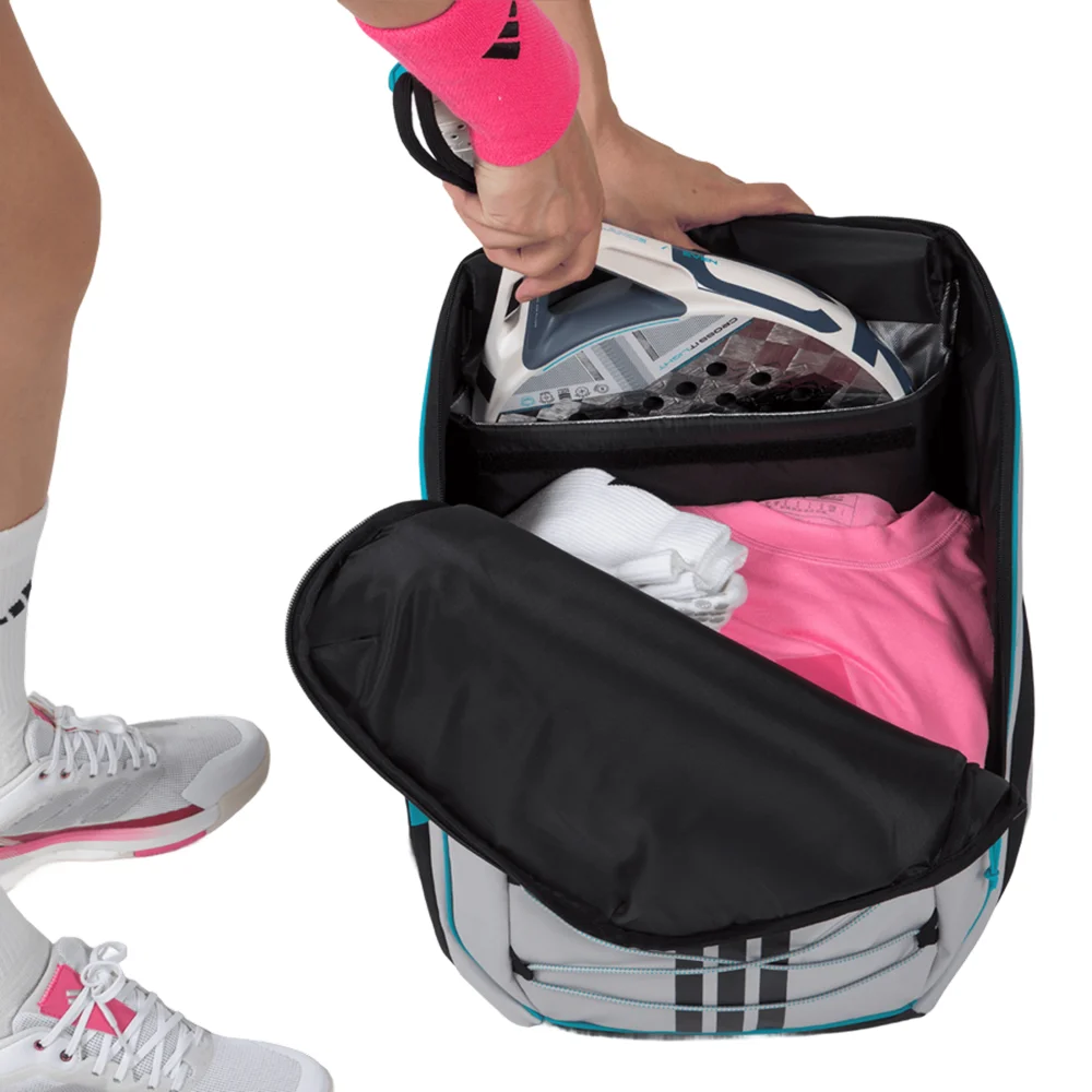 Adidas Protour 3.4 Offwhite 2025 – mochila de 40 L con compartimento térmico para la raqueta - imagen 5