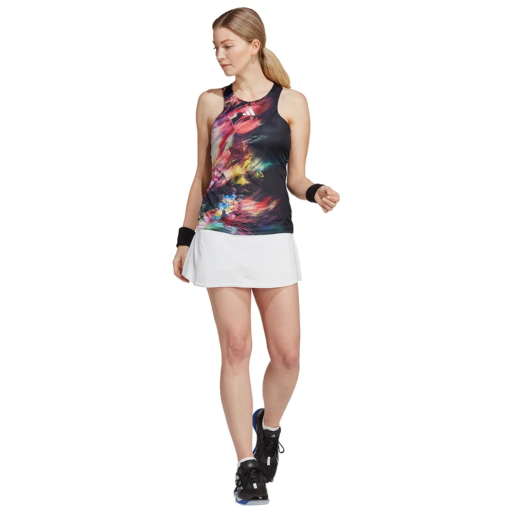 Falda Adidas Match Mujer Blanco — Falda de tenis perforada - imagen 8
