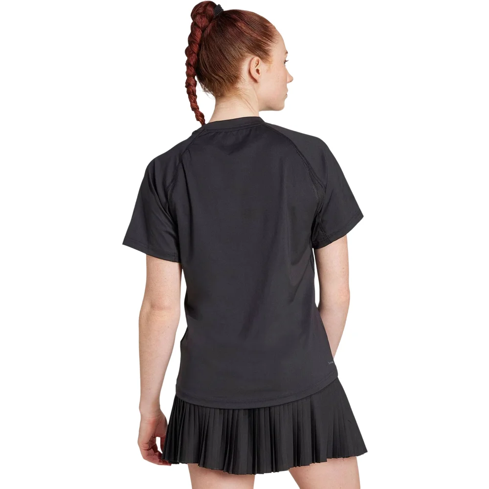 Camiseta Adidas W Club Mujer Negra – Camiseta Técnica Avanzada de Pádel y Tenis - imagen 2