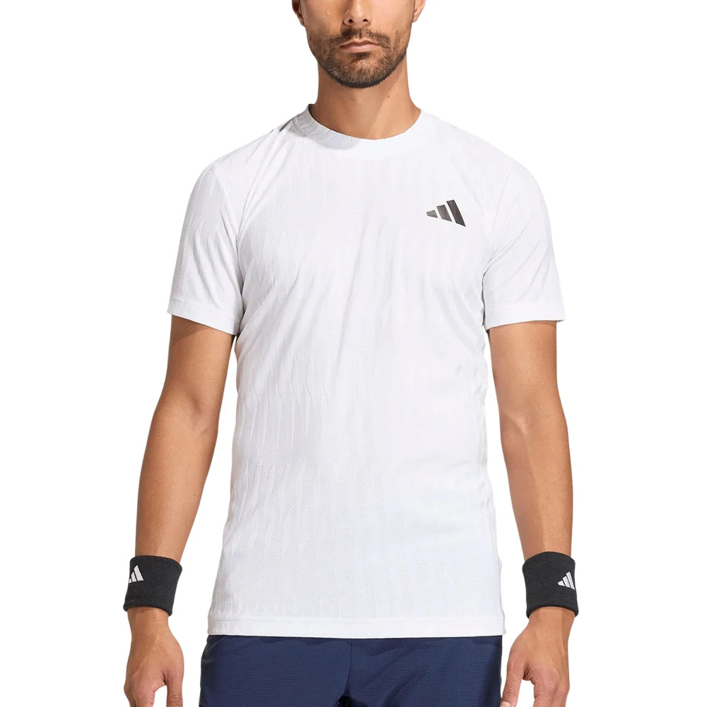 Camiseta Adidas FreeLift Airchill Blanca – Premium Tennis y Padel Tee - imagen 1