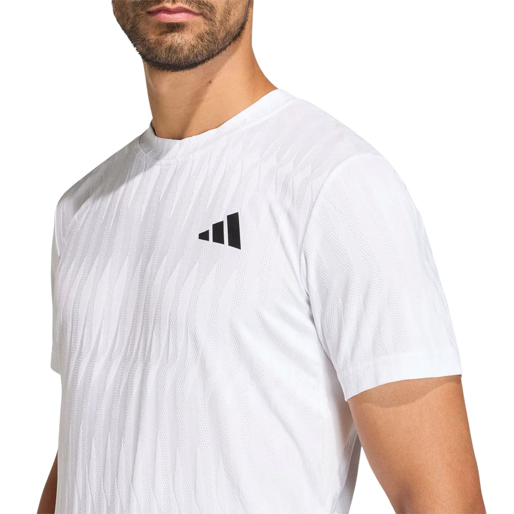 Camiseta Adidas FreeLift Airchill Blanca – Premium Tennis y Padel Tee - imagen 5