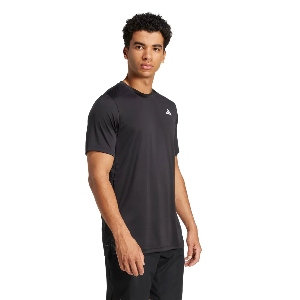 Camiseta Adidas Club para hombre negra — Total libertad de movimiento en la pista - imagen 3