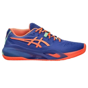 Asics Gel-Resolution X Padel Hombre Azul Cobalto Oscuro / Coral Vivo