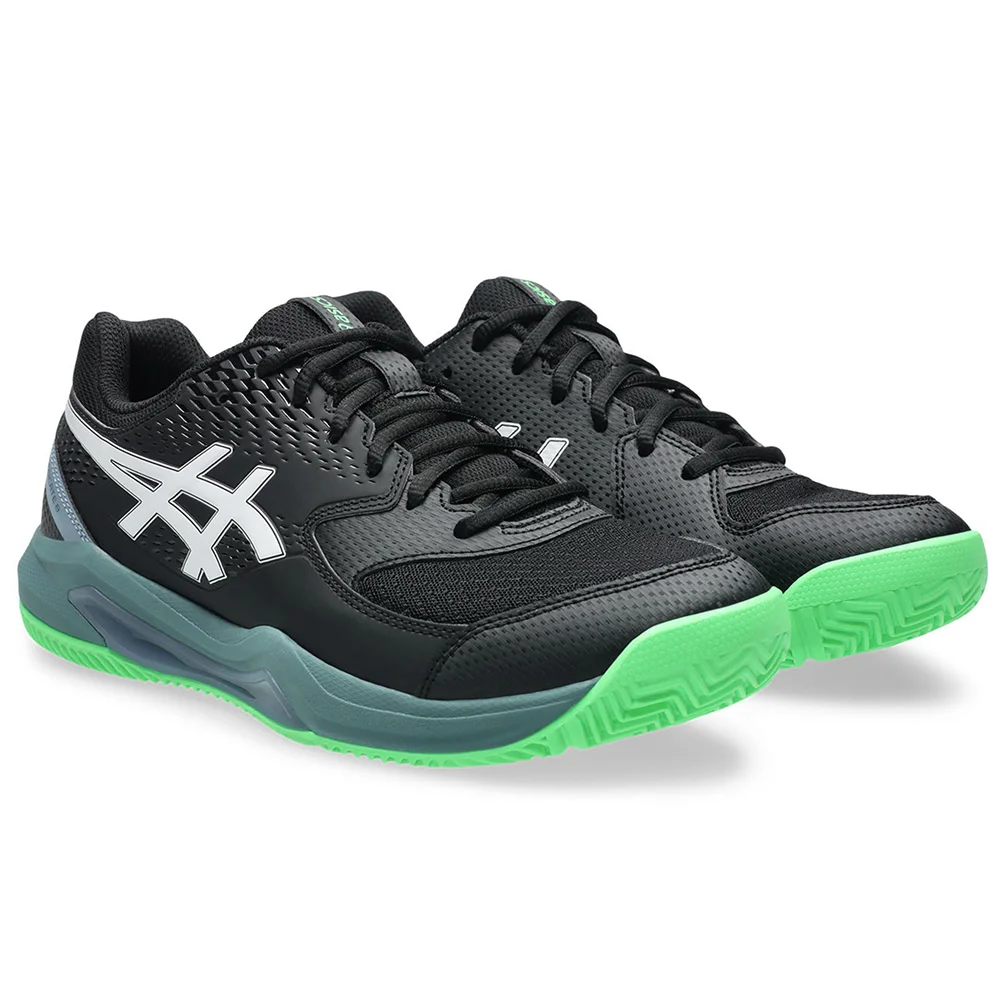 Asics Gel-Dedicate 8 Padel Hombre Negro Vital Green — amortiguación suave y fiabilidad durante el entrenamiento - imagen 3