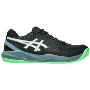Asics Gel-Dedicate 8 Padel Hombre Negro Vital Green