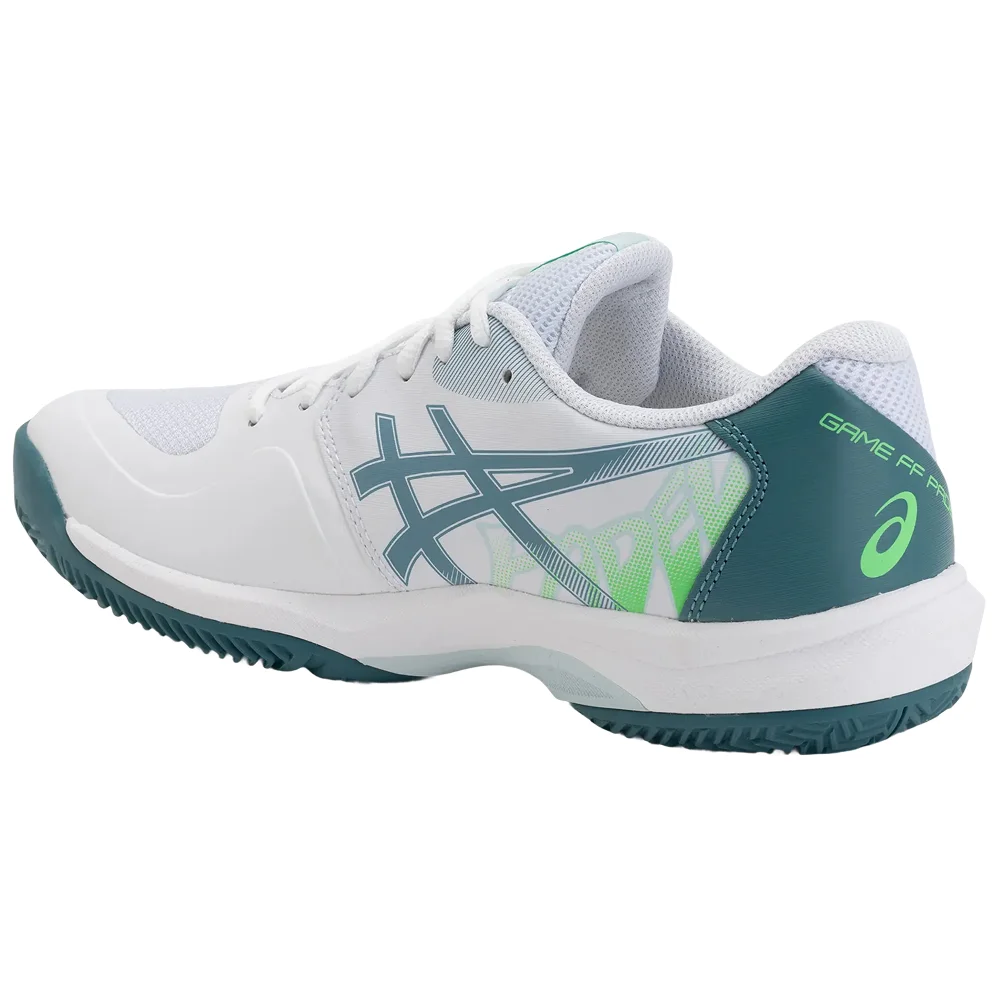 Asics Game FF Padel Hombre Blanco Misty Pine — control y estabilidad - imagen 3