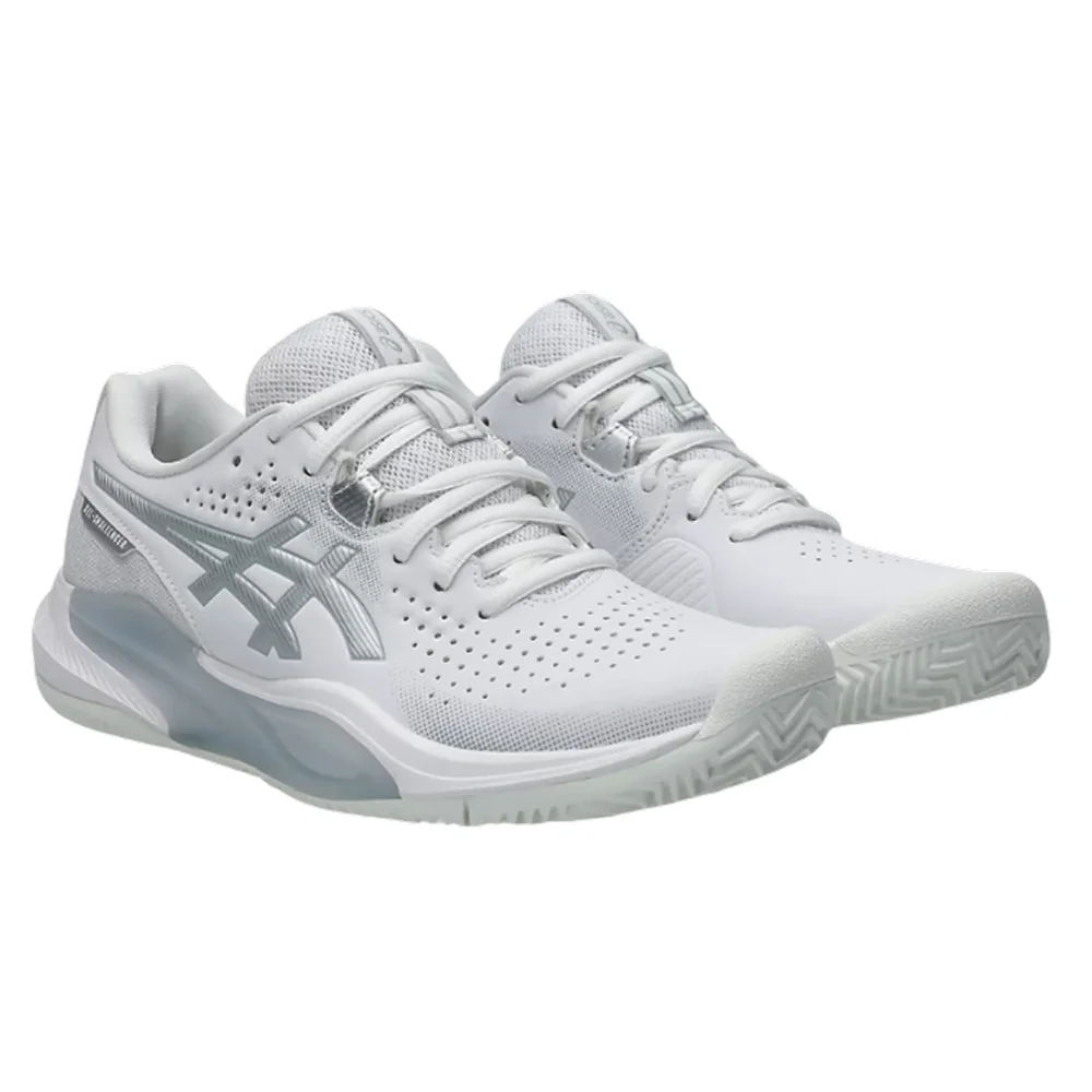 Asics Gel-Challenger 15 Clay Mujer Blanco Plata Puro — Diseñadas para el Movimiento Lateral | Tecnología de Amortiguación GEL™ - imagen 3
