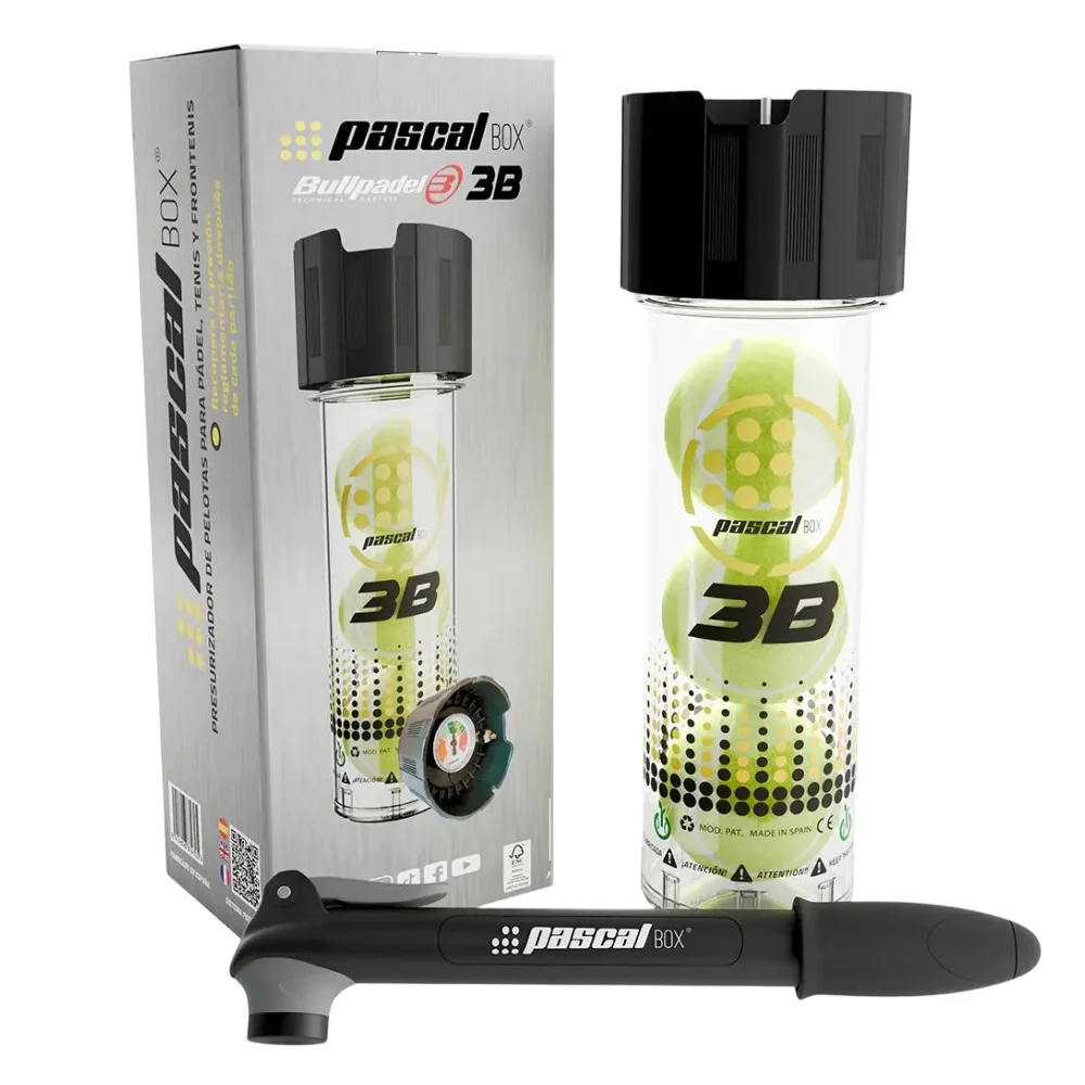 Bullpadel Pascal Box 3B – Presurizador profesional de pelotas - imagen 4