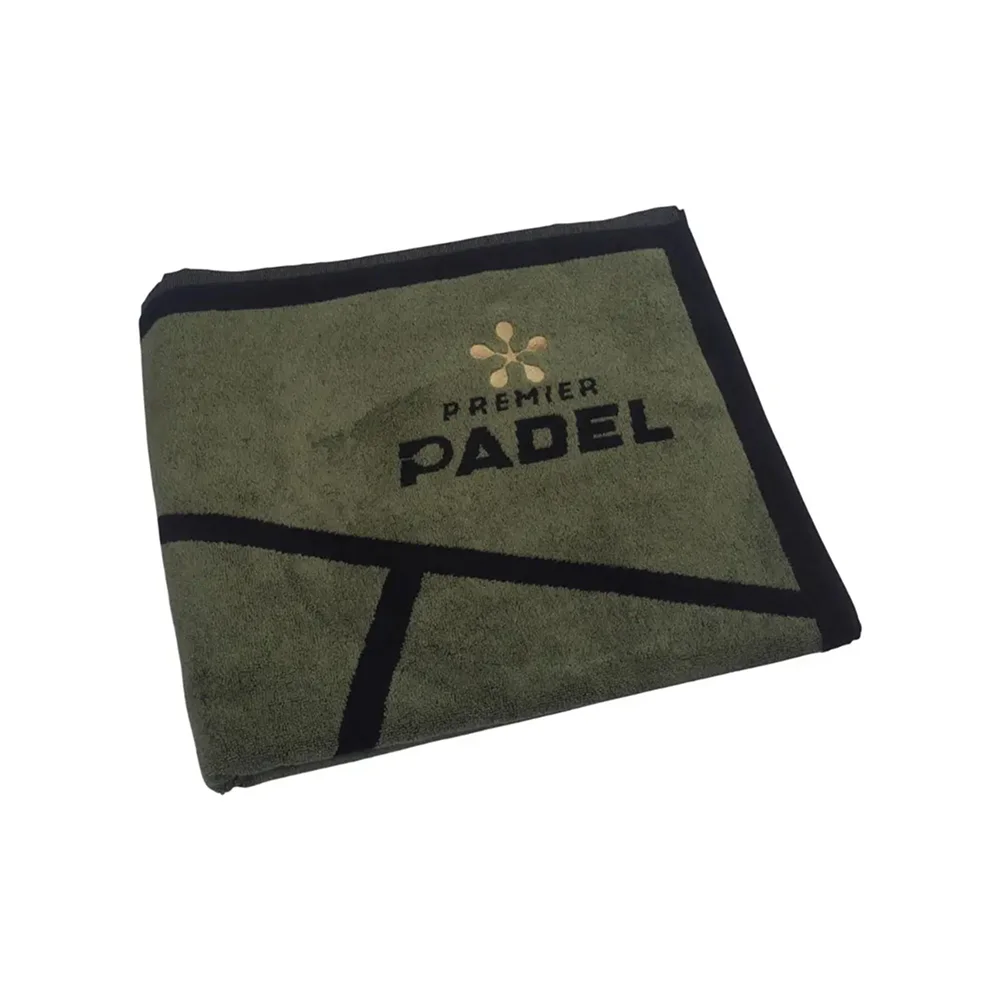Bullpadel Toalla Premier Padel Caqui Negro 2026 – toalla de pádel y tenis - imagen 3