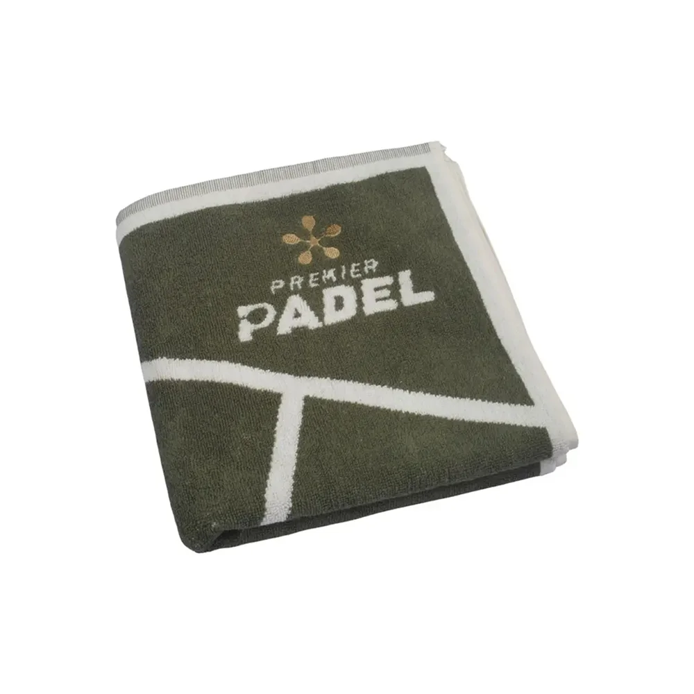Toalla Bullpadel Premier Padel Caqui Blanco 2026 – toalla de pádel y tenis - imagen 3