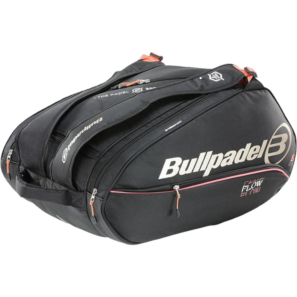 Bolsa deportiva Bullpadel BPP-24006 Flow 005 negra – protección térmica y capacidad para 4 palas - imagen 2