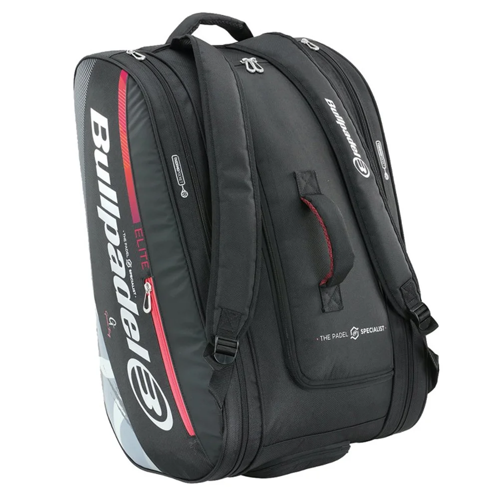 Bolsa Deportiva Bullpadel BPP-23019 Elite Negro – autógrafo de Gemma Triay, gran capacidad y protección térmica - imagen 3