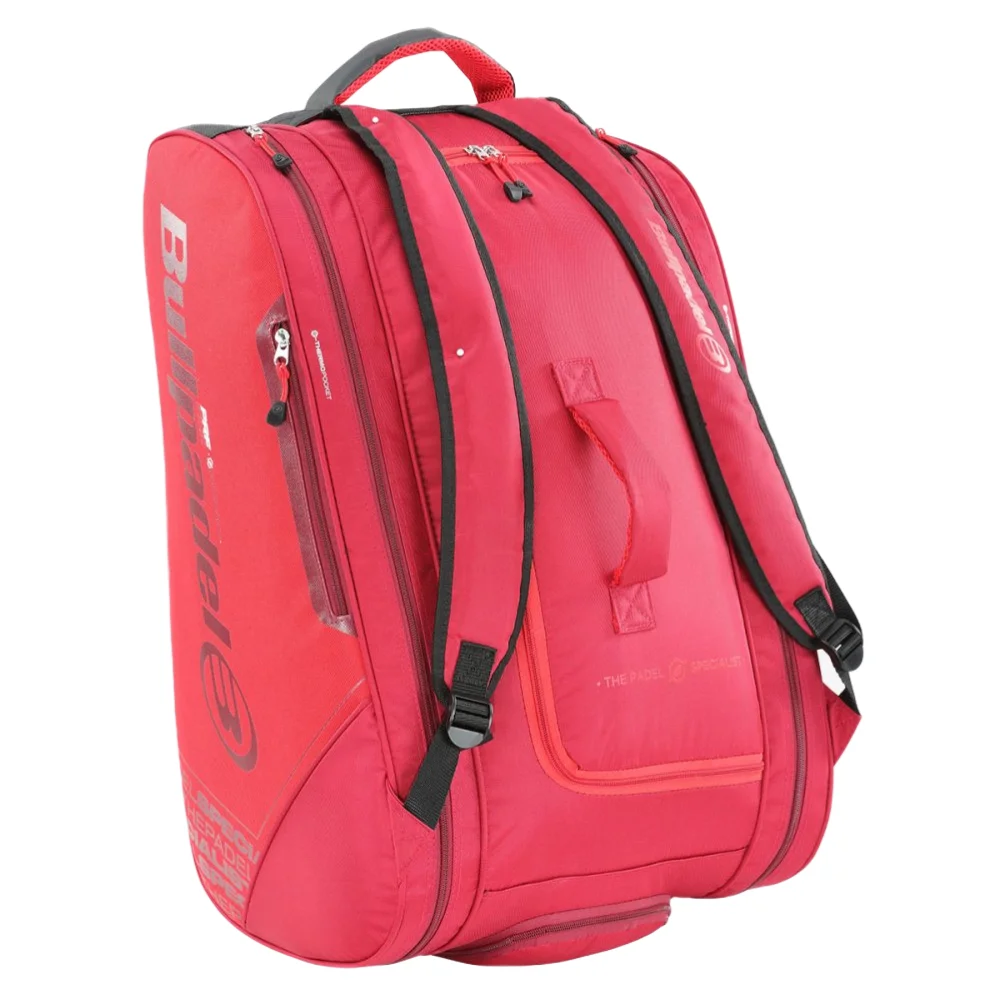 Bullpadel bolsa deportiva BPP-24014 Performance Rojo 2024 – bolsa de pádel roja con protección térmica y compartimento transpirable para zapatillas - imagen 4