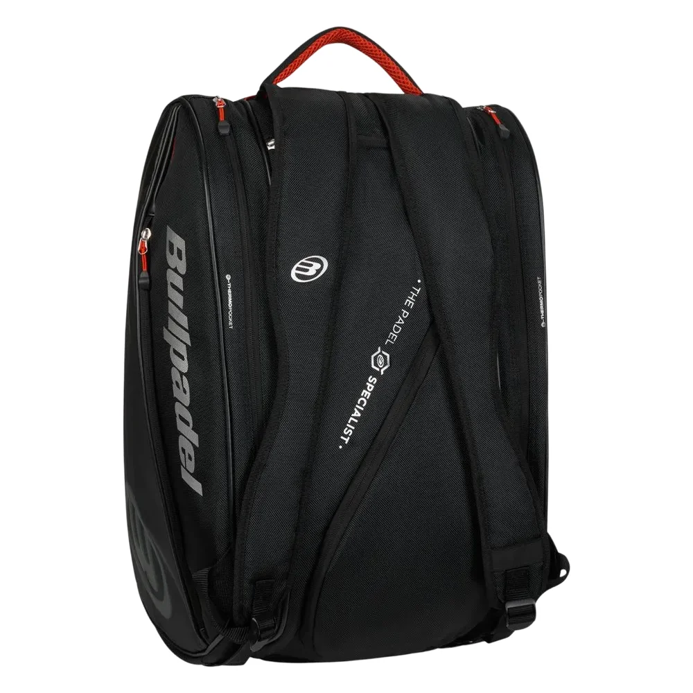 Bolsa de pádel Bullpadel BPP26020 Neuron Negro 2026 – bolsa térmica para hasta 4 raquetas - imagen 3