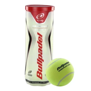 Bullpadel Premium Pro Pelotas de Pádel – Pack de 3 (Pelotas de Partido de Alta Durabilidad)