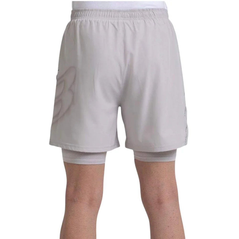 Pantalón corto de pádel Bullpadel Mansil Beige – Premier Padel Series - imagen 2