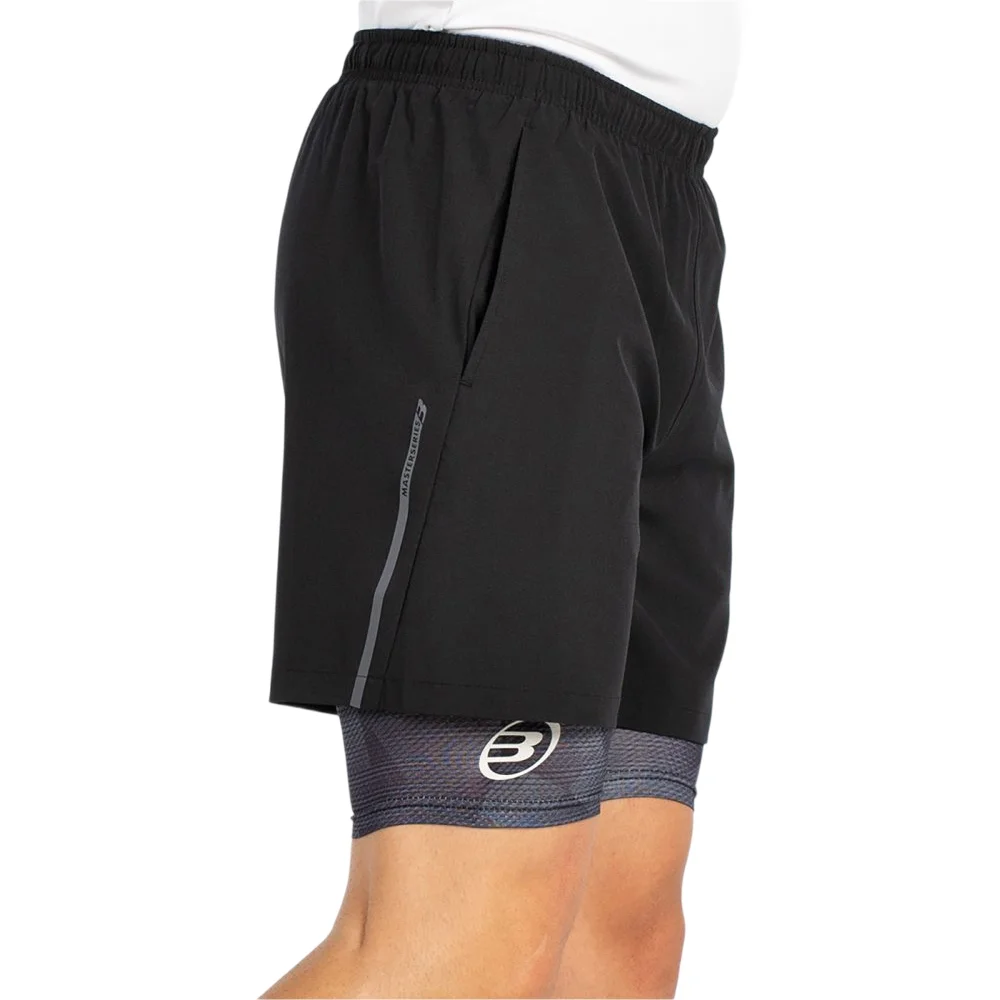 Bullpadel Manzan Pantalón corto negro – Colección línea Master imagen 4 Bullpadel Manzan Pantalón corto negro – Colección línea Master - imagen 4