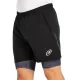 Pantalón corto de pádel Bullpadel Manzan Negro - imagen 1