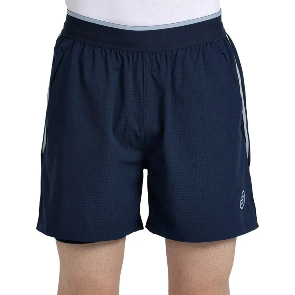Bullpadel Trevejo azul marino Padel pantalones cortos – Tecnología Quickerdry - imagen 1