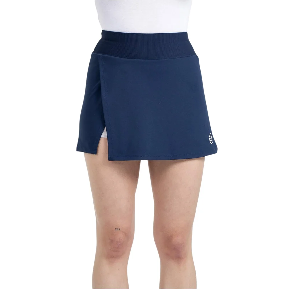 Bullpadel Parele Falda Azul Marino — falda de pádel con short interior Drynamic - imagen 2
