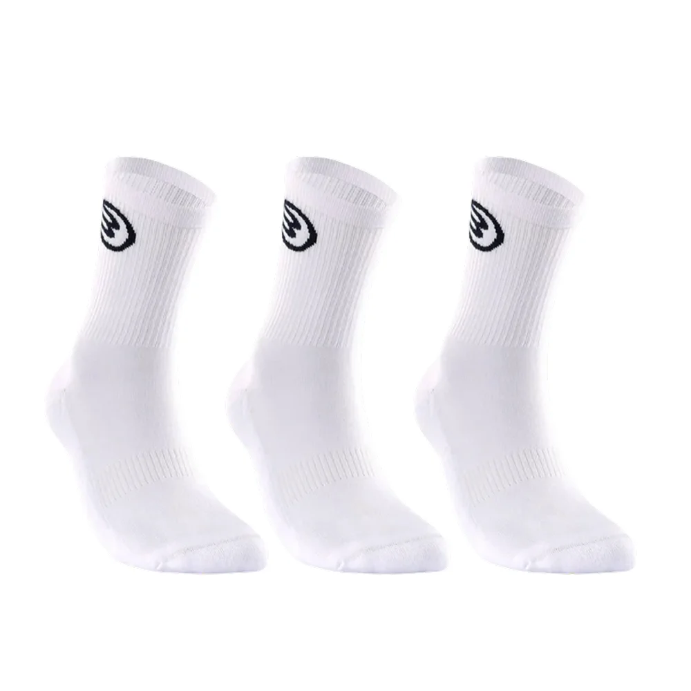 Bullpadel BP252 Calcetines Blanco x3 – Calcetines de rendimiento y confort - imagen 1