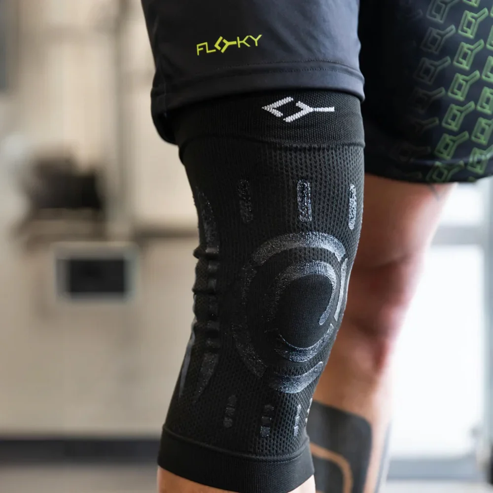 Floky KNEE Support Negro/Izquierda – Rodillera biomecánica para máxima estabilidad - imagen 4