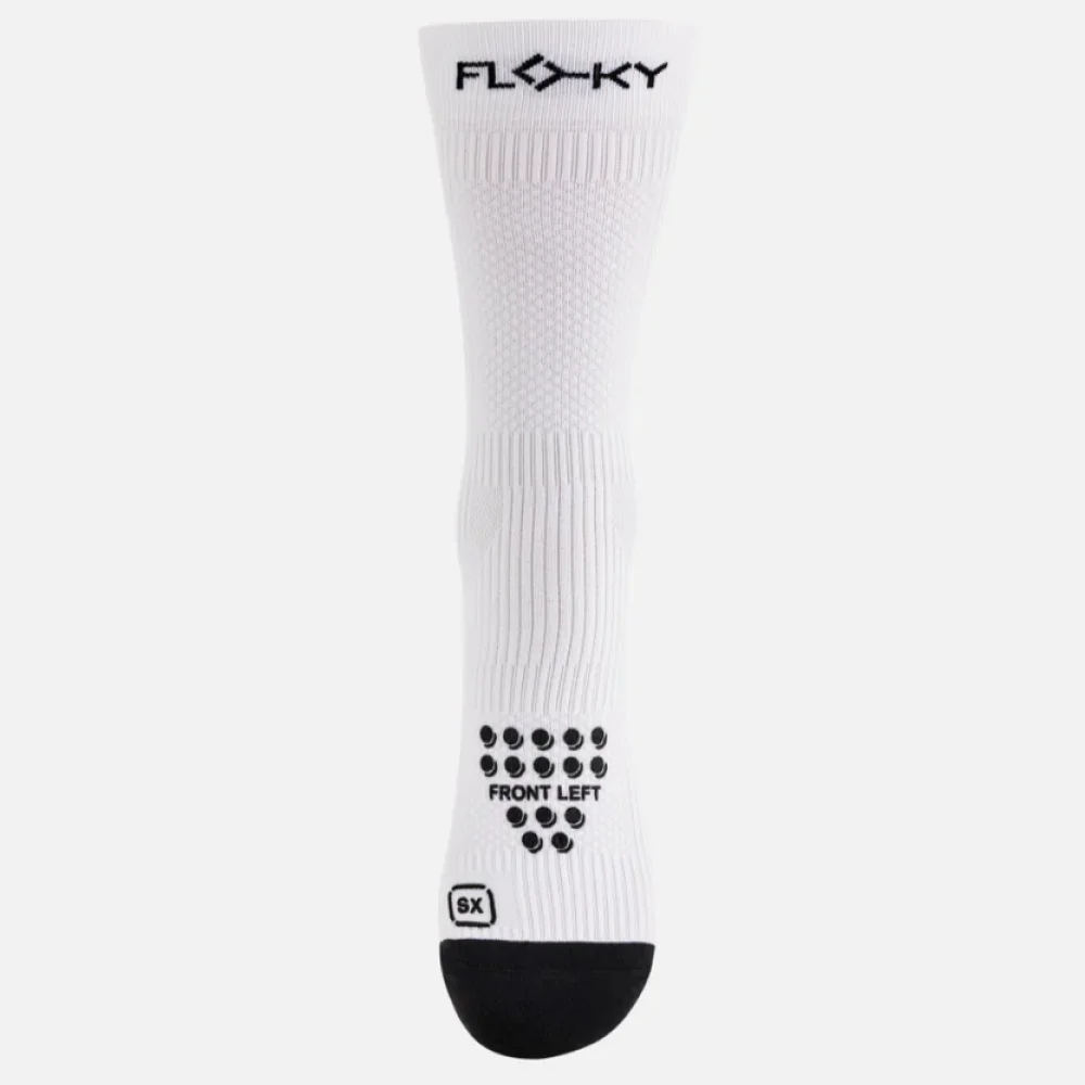 Floky S-Mash 3D Calcetines Blanco — Calcetines deportivos unisex para pádel, tenis y pickleball - imagen 3