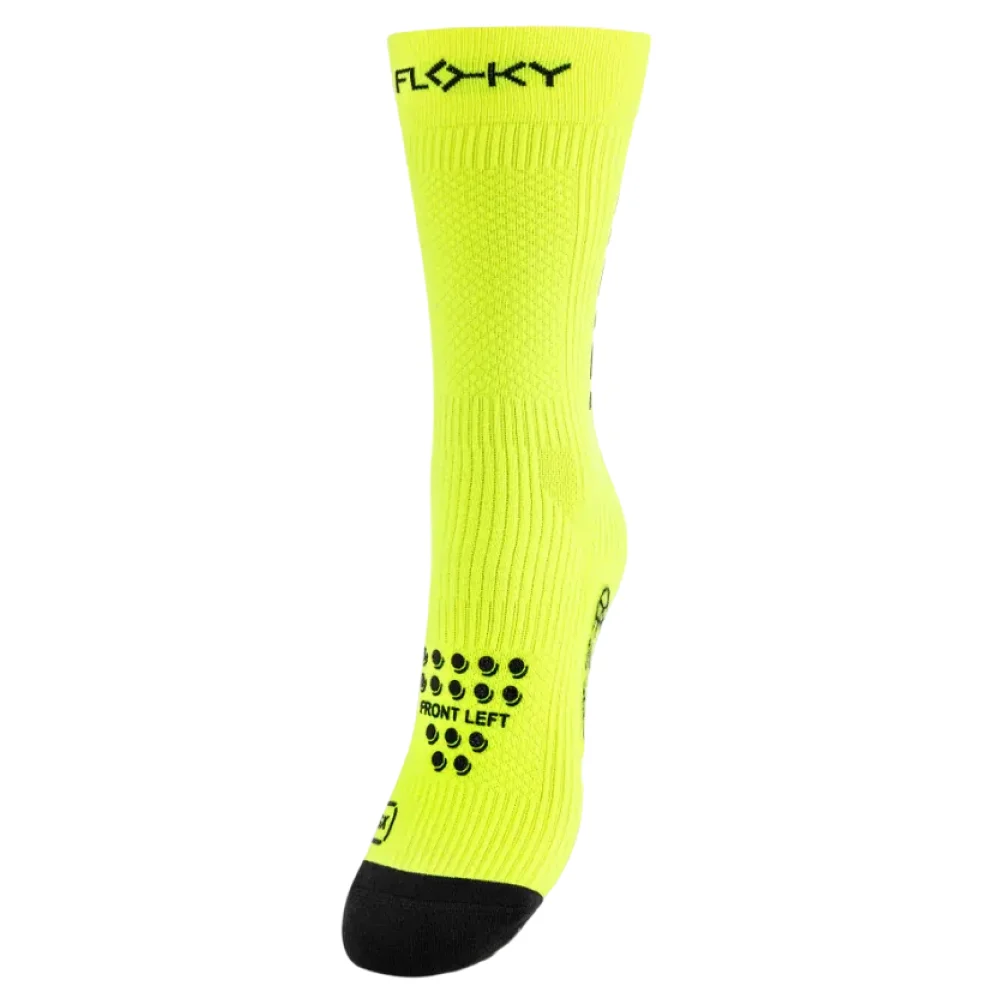 Floky S-Mash 3D Calcetines Amarillos — Calcetines deportivos unisex para pádel, tenis y pickleball - imagen 1