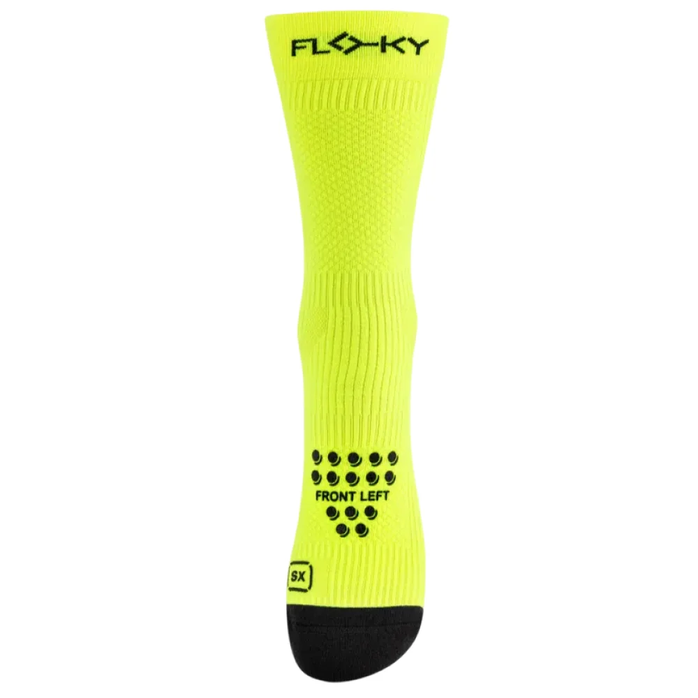 Floky S-Mash 3D Calcetines Amarillos — Calcetines deportivos unisex para pádel, tenis y pickleball - imagen 3