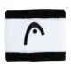 Muñequeras HEAD Wristband Striped 2.5 Negro/Blanco - imagen 1