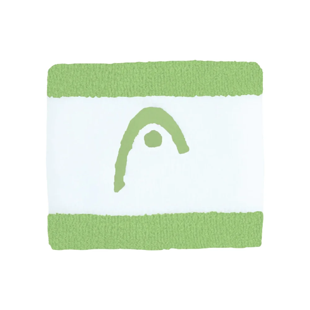 Head Muñequera A rayas 2.5 Verde apio Blanco – Comodidad, estilo y gran absorción - imagen 1