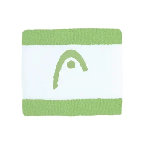 Head Muñequera A rayas 2.5 Verde apio Blanco