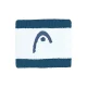 Muñequeras HEAD Wristband Striped 2.5 Verde azulado/Blanco - imagen 1